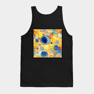 Abstract oil and water mix background Tank Top